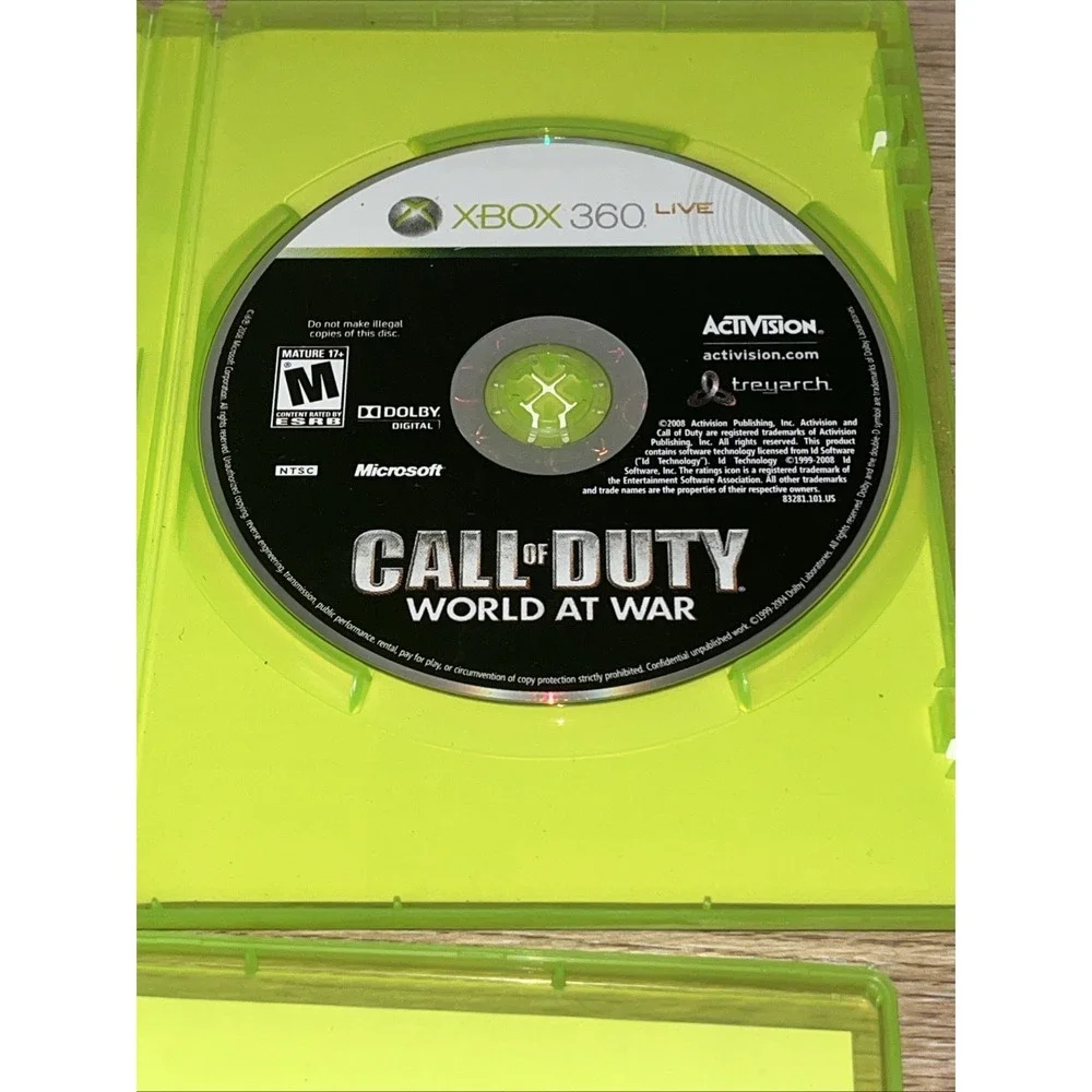 Call of Duty Xbox 360 Lot Of 4 Black Ops 1 Call Of Duty 3 World At War MW3 Set